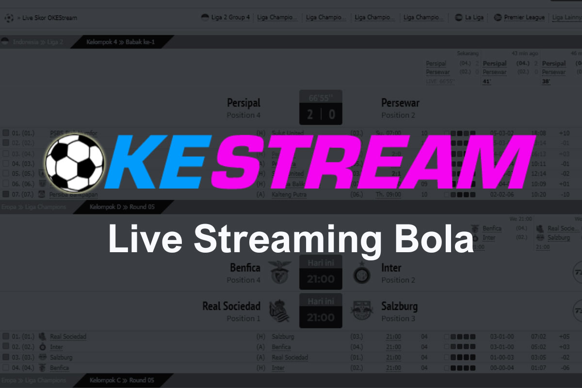 OKEStream Tonton Bola Online Gratis